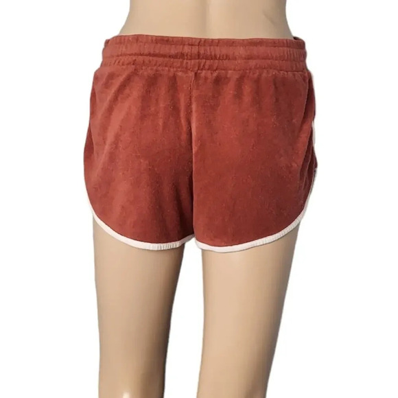 Forever 21 Rust Red White Stripes shorts - Picture 2 of 4